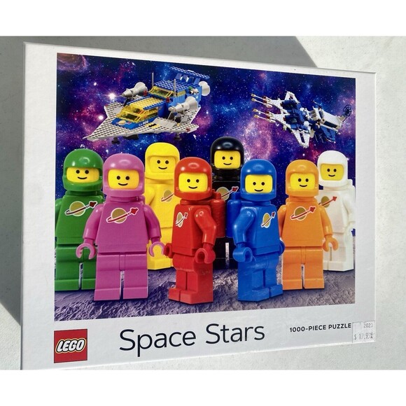 LEGO X Chronicle Books Lego Space Stars Minifigures- 1000 piece Puzzle - Picture 9 of 14